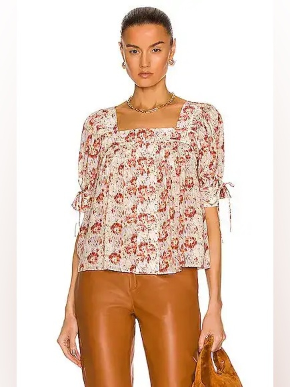 Ulla Johnson Lorraine Blouse in Wisteria